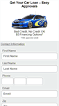 Mobile Screenshot of myautoloansavings.com